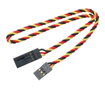 Hitec Twisted 12 inch Heavy Duty Servo Extension Wire