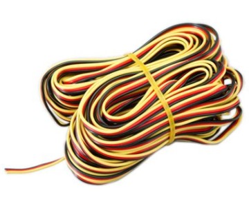 Hitec 3 color Heavy Gage Servo Wire 50 feet