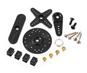 Hitec H25T (25 Tooth Spline) Horn & Hardware for Heli & Car