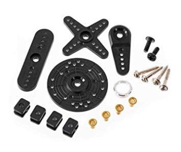 Hitec H25T (25 Tooth Spline) Horn & Hardware for Heli & Car