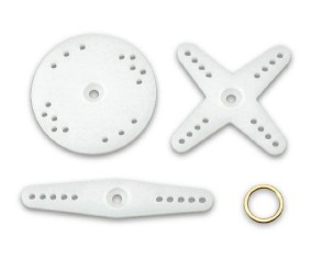 Hitec Standard Giant Scale Horn Set (Fits Standard Servo Spline)
