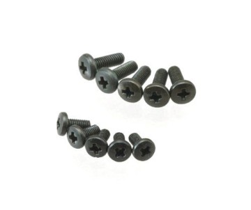 Hitec Resin Gear Servo Horn Screw Set LONG 5pcs 2.6x8mm & 5 pcs 2.6x10mm 