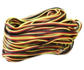 Hitec 50 ft., 3 Color Servo Wire, 22 Gauge, 30 Strand