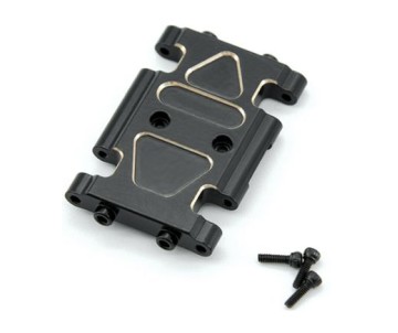 Hobby Details Axial 1/24 Brass Mid Gear Box Skid Plate Weight: 76.5g
