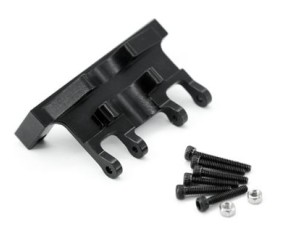 Hobby Details Axial 1/24 Aluminum Servo Mount (Fit For Stock EMAX Servo) - Black