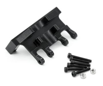 Hobby Details Axial 1/24 Aluminum Servo Mount (Fit For Stock EMAX Servo) - Black