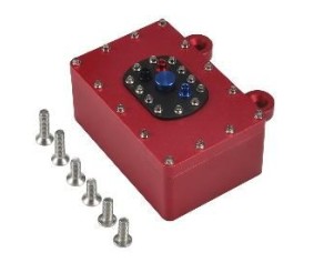 Hobby Details Aluminum Fuel Cell Receiver Box (60x40x26mm) - Red