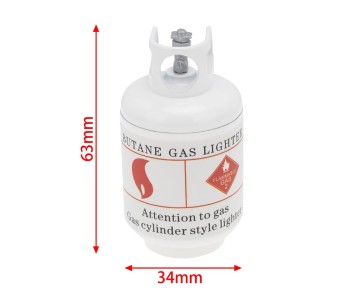 Hobby Details 1/10 Metal Propane Tank - White