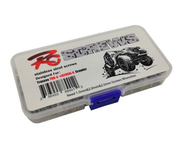 Hobby Details Traxxas TRX-4 Stainless Steel Screw Set With Box (82056-4) Total 387 Pieces
