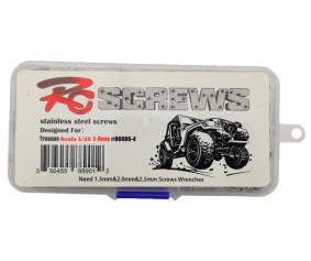Hobby Details Traxxas 1/16 E-Revo Stainless Steel Screw Set With Box (71054) Total 380 Pieces