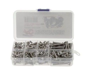 Hobby Details Traxxas 1/10 MAXX (V1 & V2) Stainless Steel Screw Set With Box Total 315 Pieces 