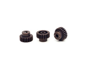 Hobby Details 48P Steel Pinion Gear - Black for 3mm Shaft with M3 set screw (18T)