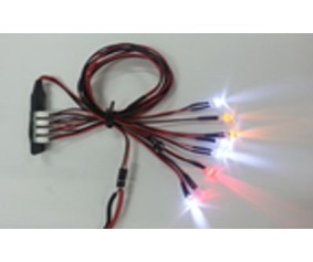 Hobby Details LED RC Lights, 10 Lamps with Socket - White, Yellow, Red Lights Hobby Details LED RC Lights, 10 Lamps with Socket - White, Yellow, Red Lights