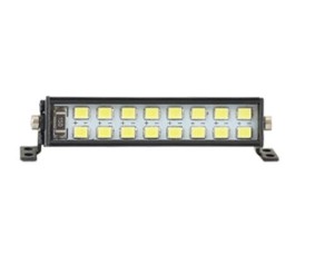 Hobby Details 1/10 Double Row Light Bar - 16 LED (White) 5-8V, Roof Mount, Receiver Plug 52x10.3mm