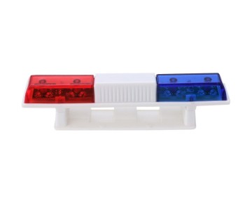 Hobby Details Square Police Light 1/10 & 1/8 RC 105mm x 13mm