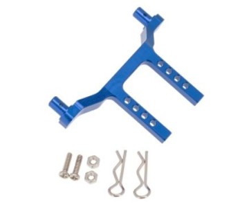 Hobby Details Traxxas 1/18 Teton Aluminum Front Body Mount - Blue - Replaces TRA7615