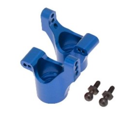 Hobby Details Traxxas 1/18 Teton Aluminum Carriers, Stub Axle (2) - Blue - Replaces TRA7552X