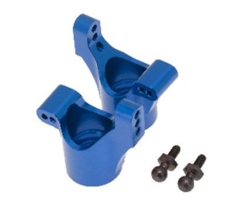 Hobby Details Traxxas 1/18 Teton Aluminum Carriers, Stub Axle (2) - Blue - Replaces TRA7552X
