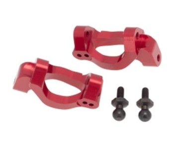 Hobby Details Traxxas 1/18 Teton Aluminum Front C-Hub - Red - Partially Replaces TRA7532