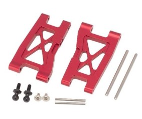 Hobby Details Traxxas 1/18 Teton Aluminum Front/Rear Suspension Arm (2) - Red - Replaces TRA7630