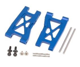 Hobby Details Traxxas 1/18 Teton Aluminum Front/Rear Suspension Arm (2) - Blue - Replaces TRA7630
