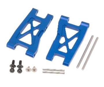 Hobby Details Traxxas 1/18 Teton Aluminum Front/Rear Suspension Arm (2) - Blue - Replaces TRA7630