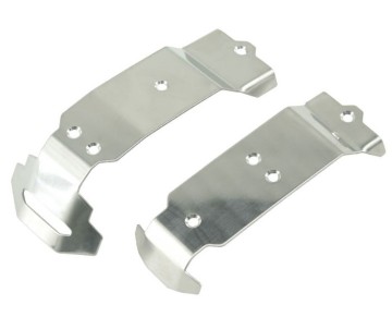 Hobby Details Stainless Steel Chassis Skid Plate for Mini Maxx - 2 Parts