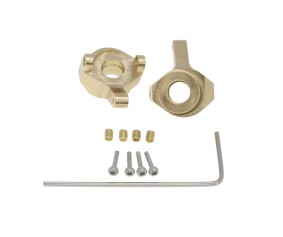 Hobby Details Axial SCX24 Brass Steering Knuckle (2) Weight: 16.0g total