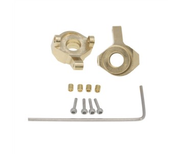 Hobby Details Axial SCX24 Brass Steering Knuckle (2) Weight: 16.0g total