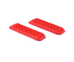 Hobby Details Rubber Recovery Ramps for 1/24 Cars 45.8x13x3.5mm (2)(Red)