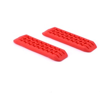 Hobby Details Rubber Recovery Ramps for 1/24 Cars 45.8x13x3.5mm (2)(Red)