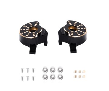 Hobby Details Axial SCX24 Brass Counterweight Steering Cup Set (2) Weight: 13.5g each