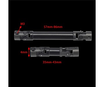 Hobby Details Drive Shaft for Axial SCX24 (90081)  1 pair Length: 57-86mm & 35-43mm