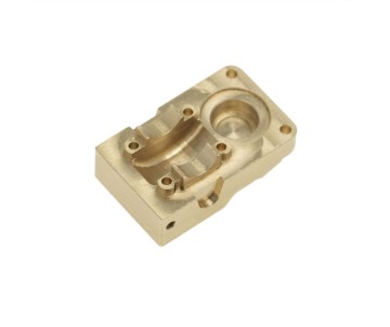 Hobby Details Axial SCX24 Brass Front Differential Cover with Armor Guard Plate (2) Weight: 18.0g
