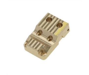 Hobby Details Axial SCX24 Brass Front Differential Cover with Armor Guard Plate (2) Weight: 18.0g