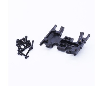 Hobby Details Axial SCX24 Brass Middle Gearbox Skid Plate 1pc Black/Gold Color Weight: 13.8g