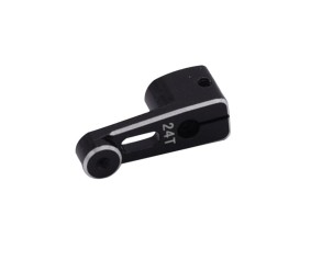 Hobby Details Axial SCX24 Aluminum 24T Servo Horn (fits original Servo)(1)(Black)