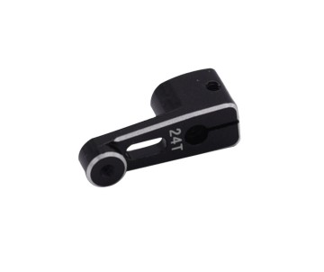 Hobby Details Axial SCX24 Aluminum 24T Servo Horn (fits original Servo)(1)(Black)