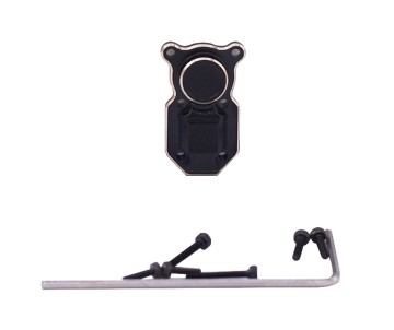 Hobby Details Axial SCX24 Brass Counterweight Axle Housing Cover Black/Gold. Weight: 8.3g