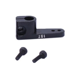 Hobby Details Axial SCX24 Aluminum 15T Servo Horn (fits Emax Servo)(1)(Black)