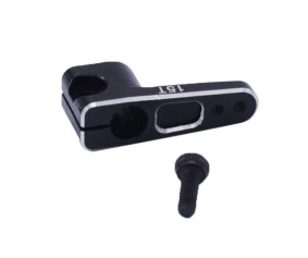 Hobby Details Axial SCX24 Aluminum 15T Servo Horn (fits Emax Servo)(1)(Black)