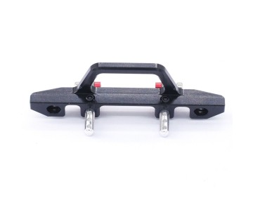 Hobby Details Aluminum Front Bumper for Axial SCX24 Jeep Wrangler (1)(Black/Gold)