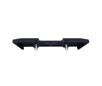 Hobby Details Aluminum Rear Bumper for Axial SCX24 Jeep Wrangler (1)(Black/Gold)