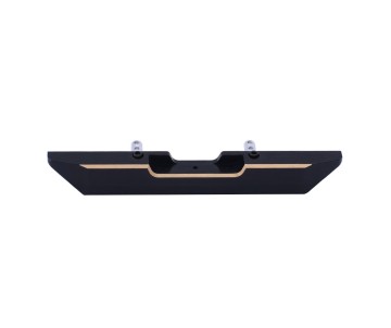 Hobby Details Aluminum Rear Bumper for Axial SCX24 Jeep Wrangler (1)(Black/Gold)