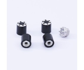 Hobby Details Aluminum SCX24 Scale Wheel Nuts (4)(Black) with installation tool