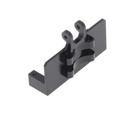 Hobby Details Aluminum Servo Mount for SCX24 (Fits EMAX ES08MA Servo)(1)(Black)