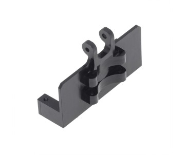 Hobby Details Aluminum Servo Mount for SCX24 (Fits EMAX ES08MA Servo)(1)(Black)