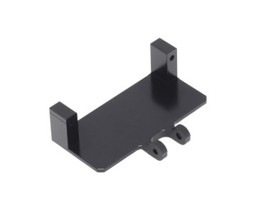Hobby Details Aluminum Servo Mount for SCX24 (Fits EMAX ES08MA Servo)(1)(Black)