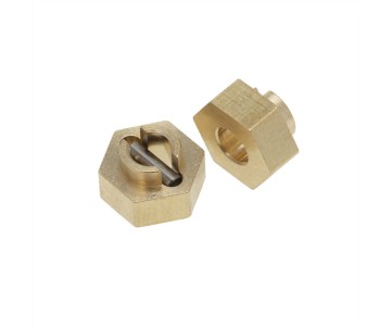 Hobby Details Axial SCX24 Brass 3mm Wheel Hex (4) Weight: 5g total