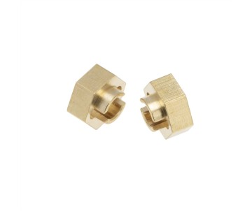 Hobby Details Axial SCX24 Brass 3mm Wheel Hex (4) Weight: 5g total